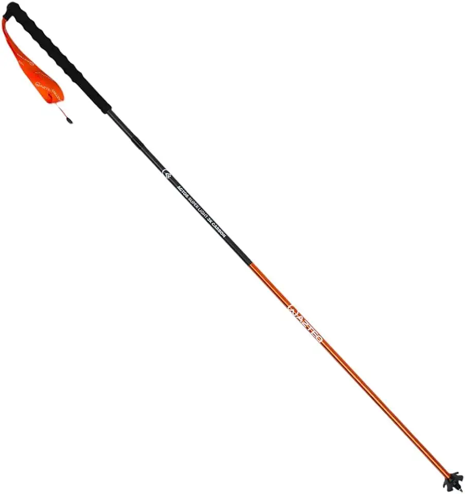 Azteq Bastão de Caminhada | Ultra Leve | Dobrável | 120 cm | Trail Run e Trekking | Actos Super Light 3K Carbon