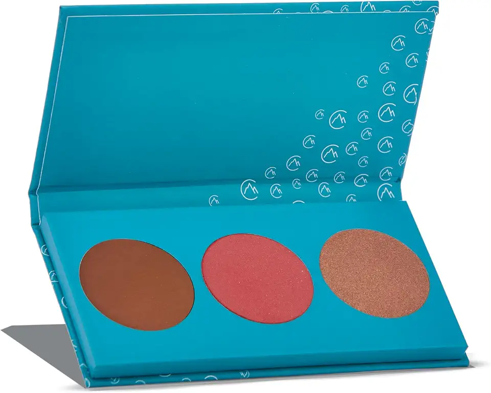 Catharine Hill Paleta Sculpt CHILL 1022/K3 Peles Escuras 9g Contorno Blush Iluminador Multifuncional Alta Pigmentação