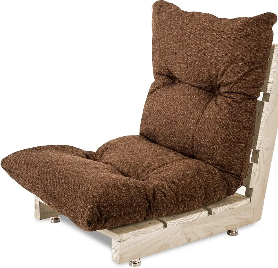 Futon Dobrável de Espuma Solteiro Marrom 120x60cm - BF Colchões…