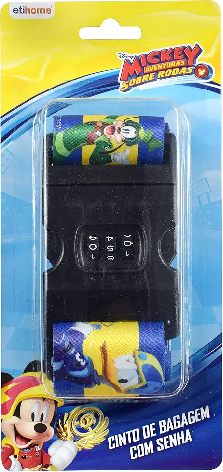 Cinto De Mala Com Código Etihome Estampa Mickey