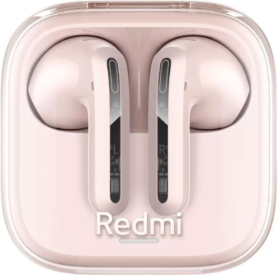 Xiaomi Redmi Buds 6 Active, Fones de Ouvido Sem Fio, Versão Global (Rosa)