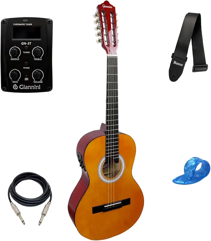Viola Caipira Giannini Vs14 Eq Ns Elétrica Fosca Natural