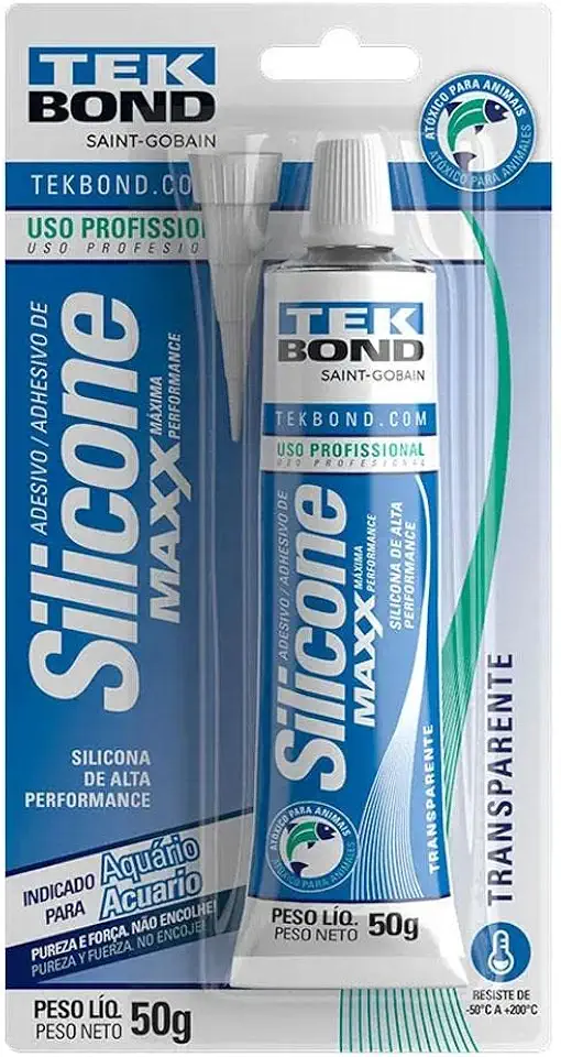 Cola Silic. 50g Trans.aquario Tekb