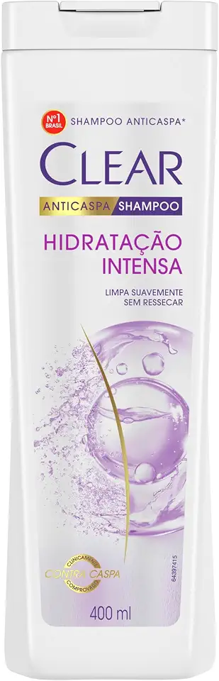 Clear Anticaspahidratação Intensa Shampoo 400 Ml