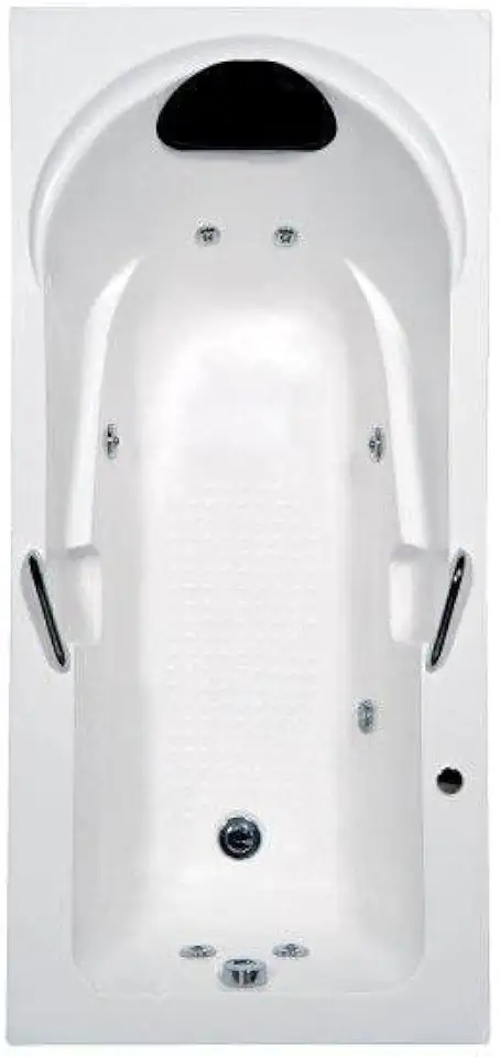Banheira Hidromassagem Astra Capri Luxo 150cmx80cmx43cm - 01 Jato Acrílico P6 Sem Aquecedor 220V