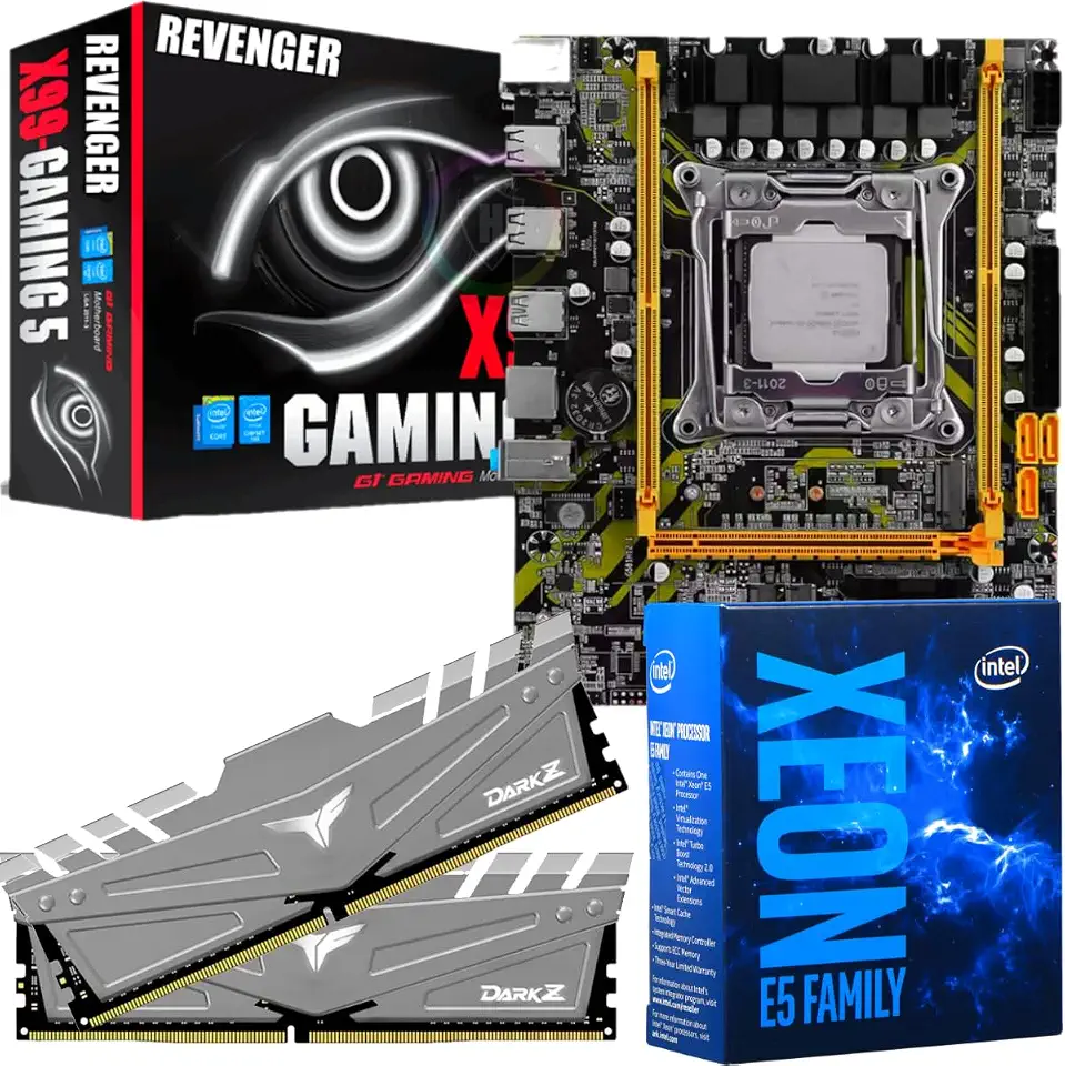 KIT UPGRADE - XEON 24 NÚCLEOS + PLACA MÃE GAMER + 64GB DDR4 (SEM MEMÓRIA)