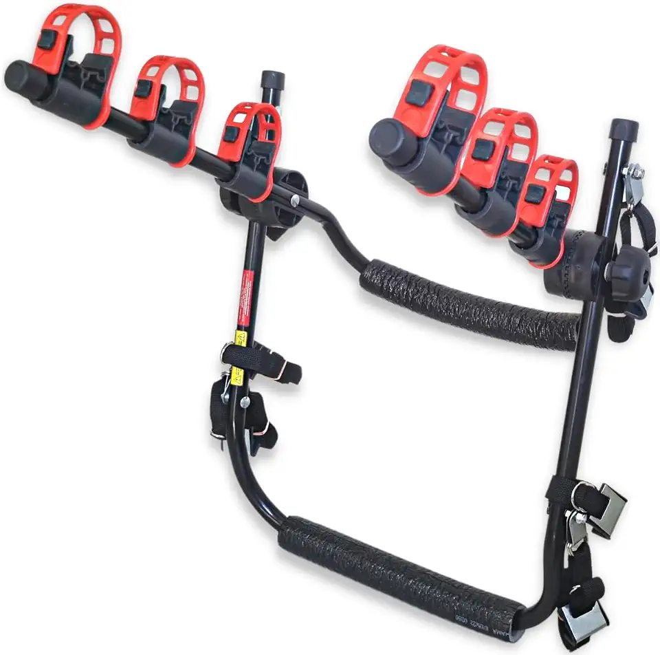 Suporte bicicleta carro transbike para 3 bikes