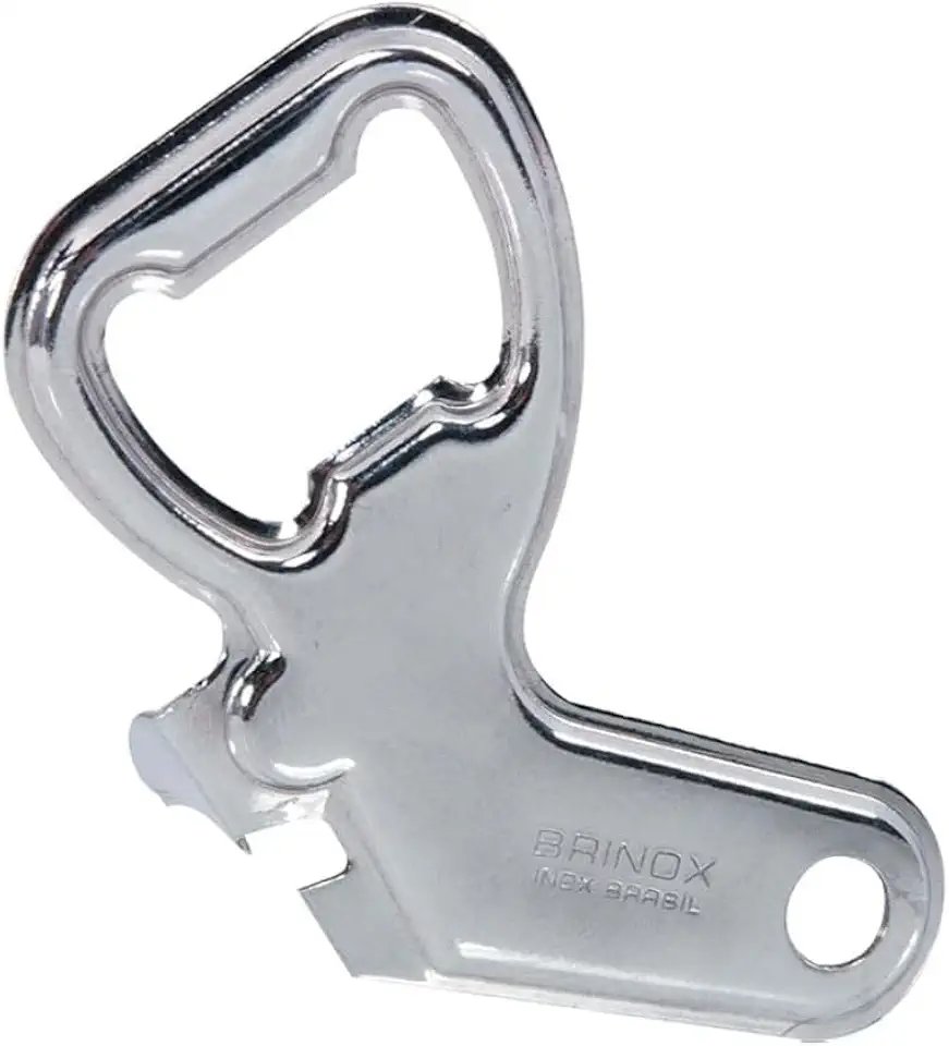 Brinox - Abridor de Latas e Garrafas 9cm Beli - Aço Inox