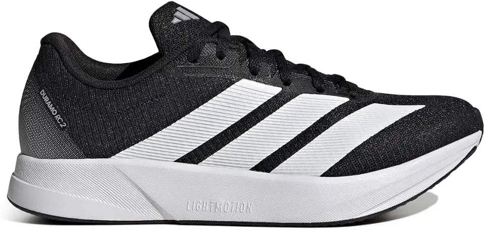 Tênis Adidas Masculino Duramo Rc2 Corrida Core Black/cloud White/halo Silver Hq0214 43
