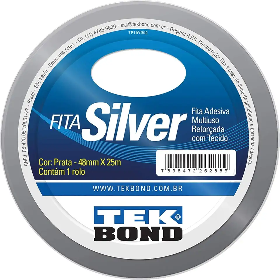 Fita Silver Prata 48 x 25 metros