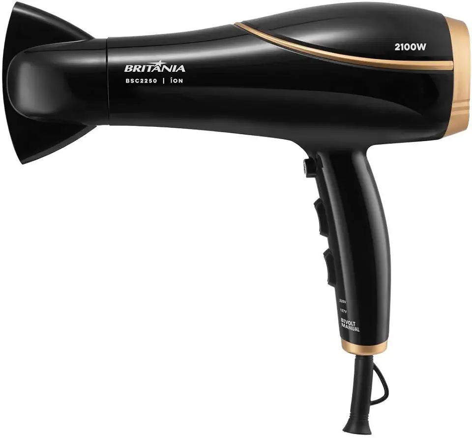 Secador de Cabelos Britânia Bivolt 2100W BSC2250 Bivolt