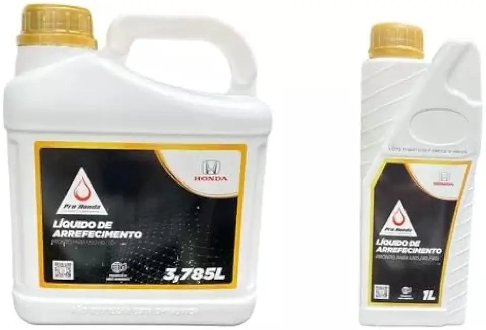 Líquido de Arrefecimento Honda - Kit 1 Galão 3785L + 1 Frasco 1L