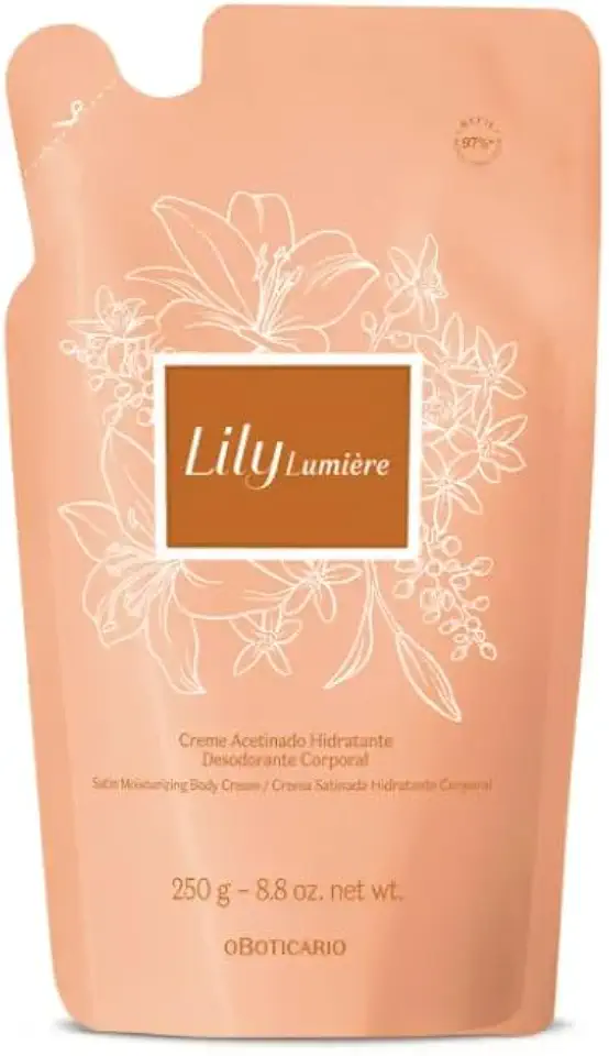 O BOTICARIO LILY LUMIERE CREME ACETINADO HIDRA REFIL 250g