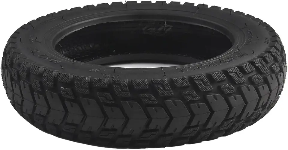 Pneu off-road sem câmara de 25 x 5 a 15 cm para scooter elétrica, pneu de substituição de borracha espessa, todo o terreno para pneu durável