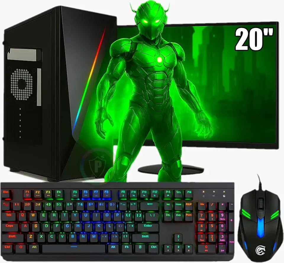 PC GAMER COMPLETO I7 3.6GHZ, GEFORCE 210, 16GB RAM, SSD 480GB (16GB RAM + SSD 480GB)