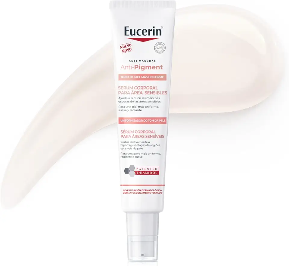 EUCERIN Sérum Corporal Antimanchas Áreas Sensíveis 75ml, Anti-Pigment, Clareador Axilas e Virilha, Thiamidol