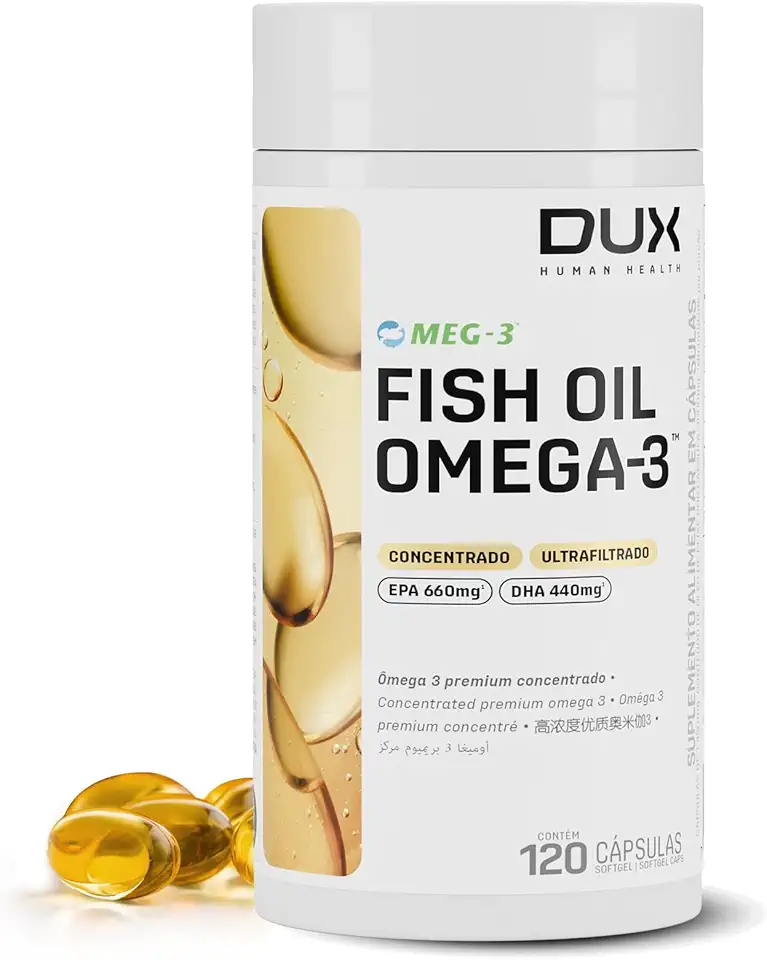 Fish Oil Ômega-3 (120 caps), Único, Dux Human Health