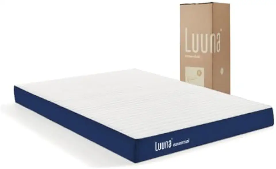 Luuna Colchão Essential Casal, 1 Espuma D28 Extra Firme e Ortopédico,