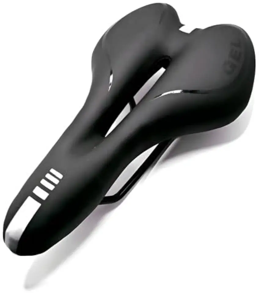 Selim Gel Bike Mtb Sport Vazado 275 X 155mm Anti-prostático