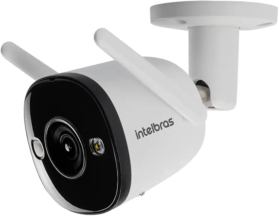 Câmera de Vídeo Externa Compatível com Alexa Wi-Fi Full HD iM5+ Full Color Intelbras