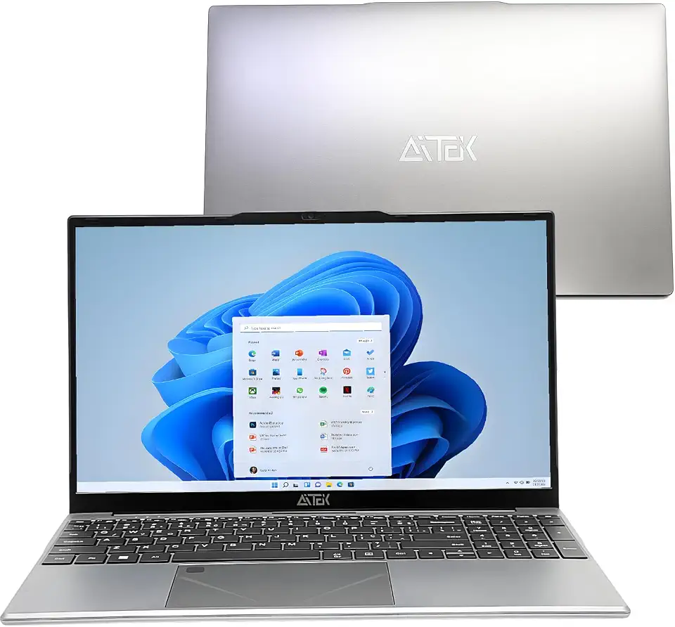 Notebook Tela 15.6" Full HD IPS Touchscreen, Processador Intel Celeron N5095 Quad-Core, 512GB SSD, 16GB RAM, Windows 11 Pro