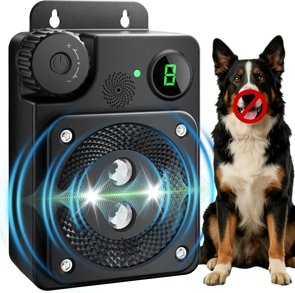 Dispositivo antilatido para cães, dispositivos de dissuasão de latidos de cães, caixa ultrassônica de 3 modos, parada de latidos de vizinhos, dispositivo de dissuasão de latidos de longo alcance