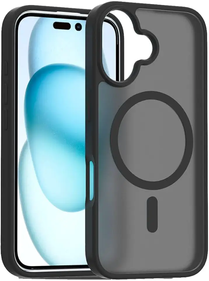 AZ Capa Modelo Touch Magnetic Compatível com iPhone 16 - Preto
