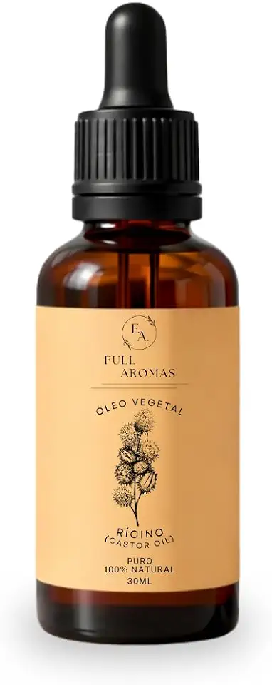 Óleo de Rícino (Castor Oil) 100% Puro e Natural, Presando a Frio, Hidratante Pele e Cabelo, Fortalecedor, Cuidado Capilar