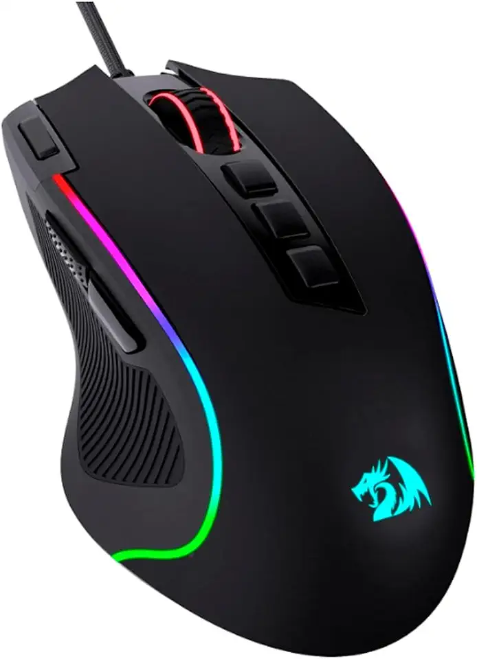 Mouse Gamer Redragon Predator RGB M612-RGB, Preto