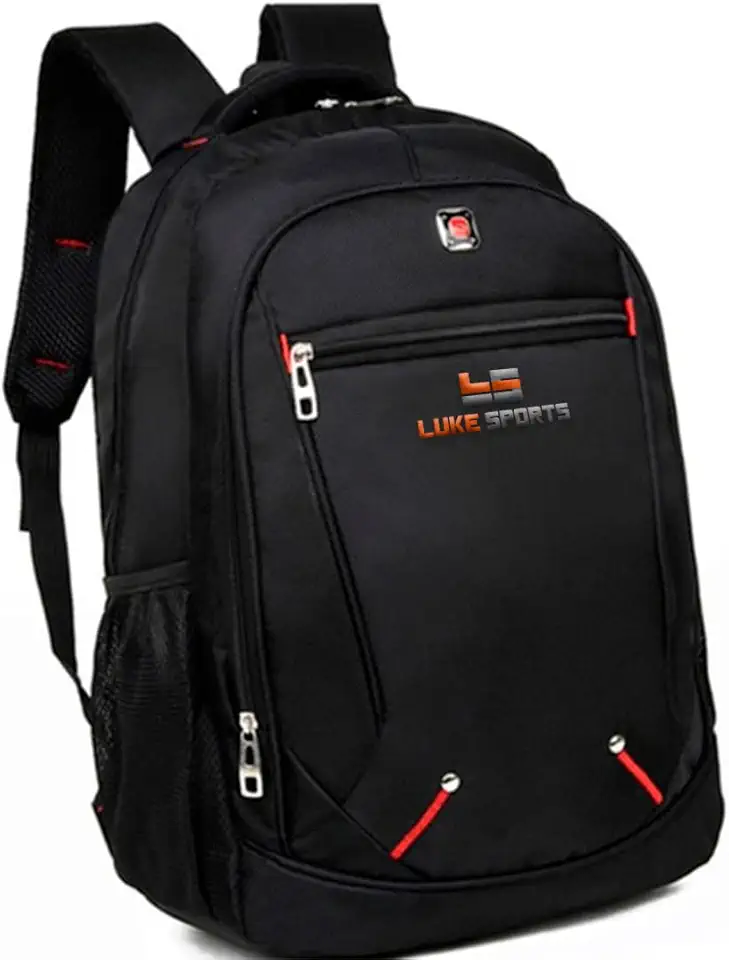 Mochila Preta Ajustavel Para Notebook Bolsa Multifuncional Unissex Escolar