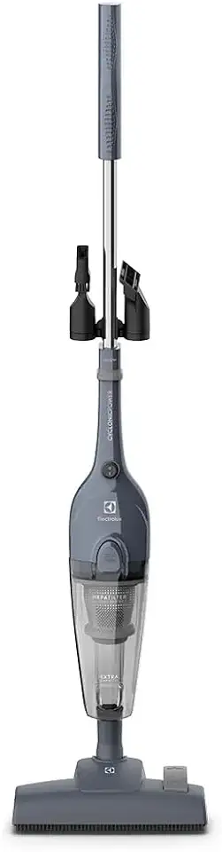 Electrolux Aspirador de Pó Vertical com fio portátil de mão 2 em 1 potente 1600W cabo 6m com capacidade 950 ml filtro HEPA STK17 Azul 220V