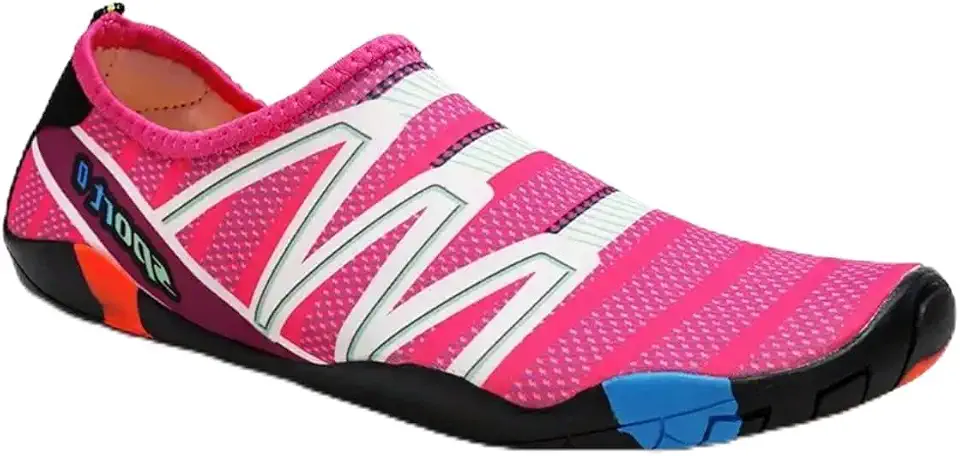 Sapatilha Aquática Unissex, Ideal para Mergulho, Natação, Trilha, Esportes Náuticos, Multicolorida