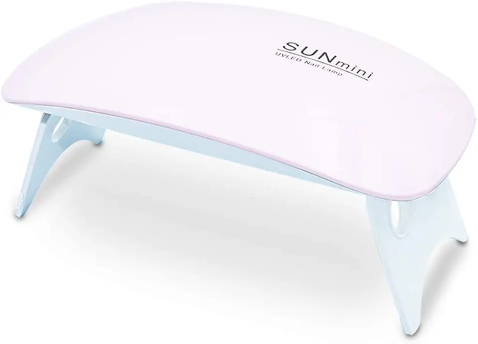 Mini Cabine Led/uv Sun Mini Portátil 6w Unhas Gel Branca Bivolt