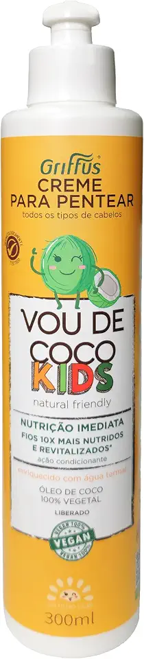 Griffus Creme Para Pentear Vou De Kids 300 Ml Cosméticos