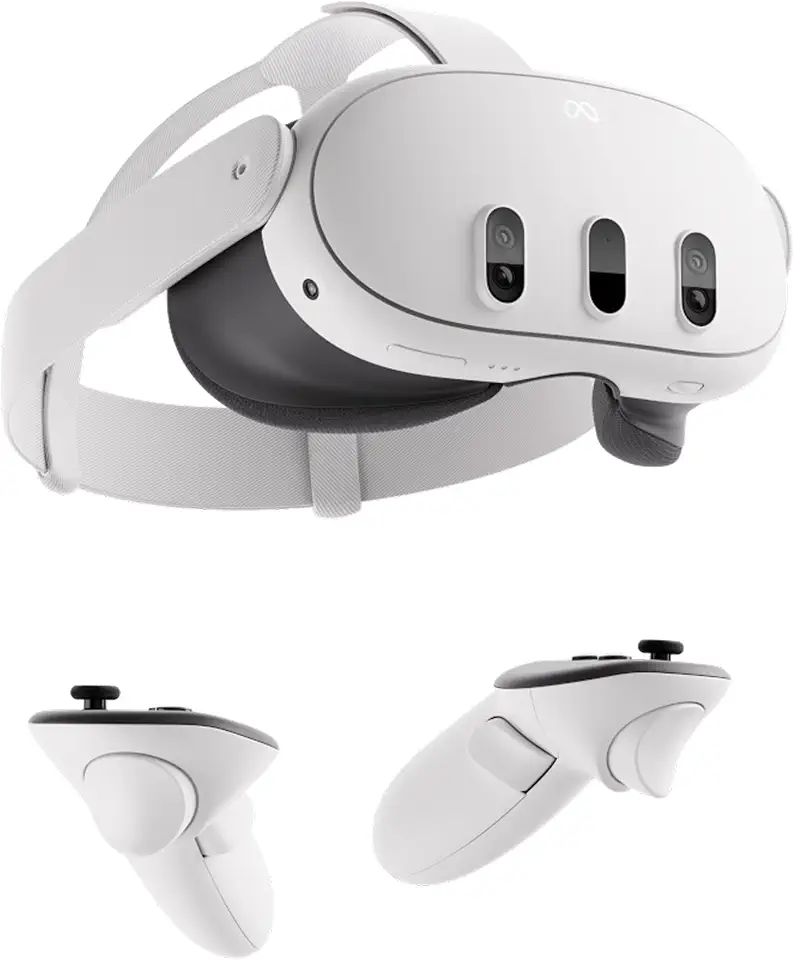 Meta Quest 3 512GB Branco - Tela 4K, Cameras Coloridas, Console Portátil - Android, Compatível com Computador Pessoal