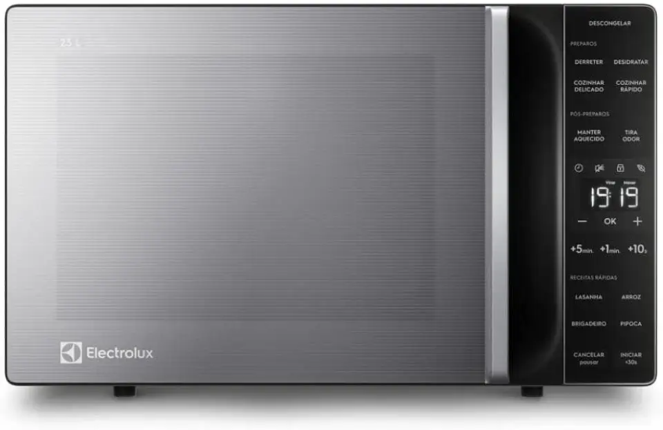 Micro-ondas Electrolux 23L Inox Efficient com Descongelamento Assistido 220v ME23S