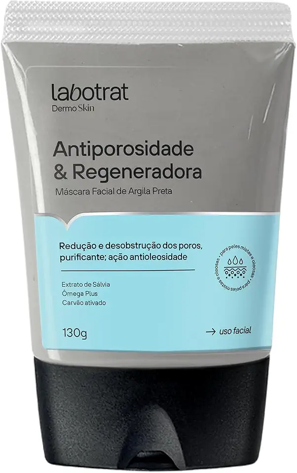 Labotrat Mascara Antioleosidade E Regeneradora Com Argila Preta 130G (Pa060011)