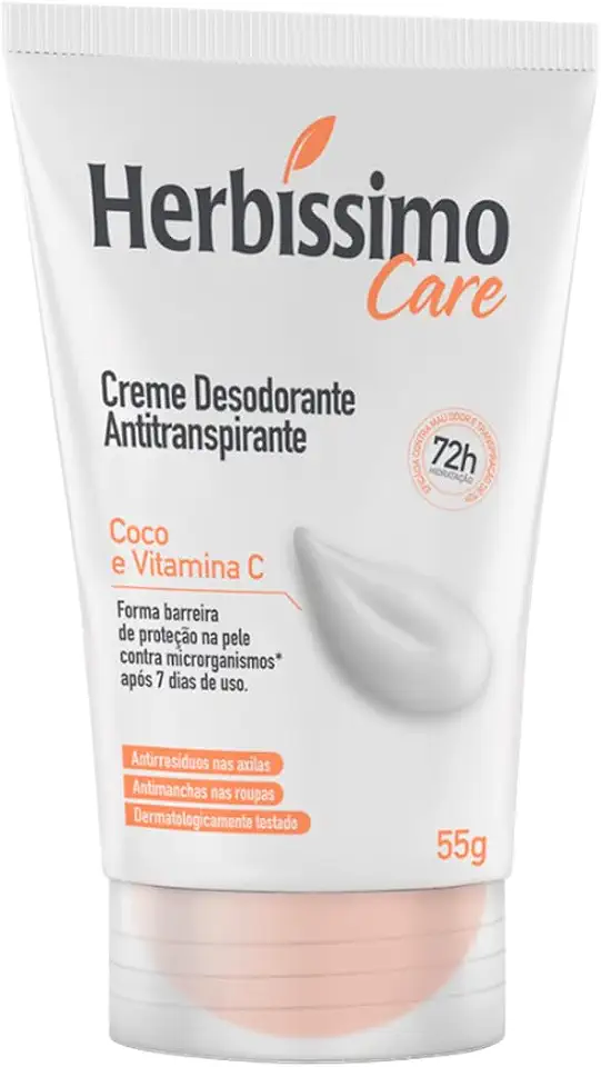 Dana - Desodorante Cremoso Antip Herbissimo Bisnaga 55G Coco E Vit C