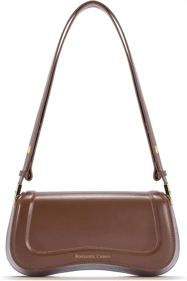 Bolsa de Ombro Pequenas Feminina,Mini Bolsas Sacola Tiracolo Moderna de Couro Impermeável,Shoulder Handbag Presente Trabalho Casual Festa
