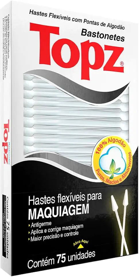 Topz Haste Maquiagem 75 Unidades Multicolorido