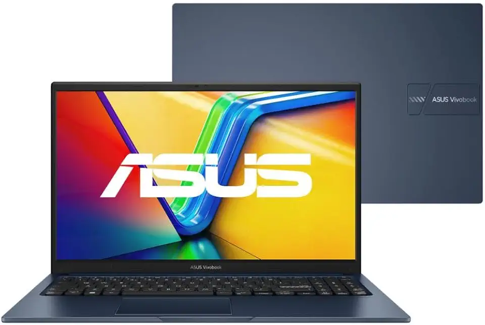 Notebook ASUS Vivobook 15 X1504VA Intel Core i5 1334U 16Gb Ram 512GB SSD Linux KeepOS Intel Iris Xe Tela 15,6" LED FHD Blue - NJ1746