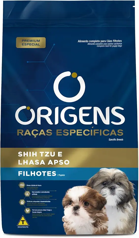Origens Ração Raças Específicas Para Shitzu E Lhasa Apso Filhotes 1 Kg