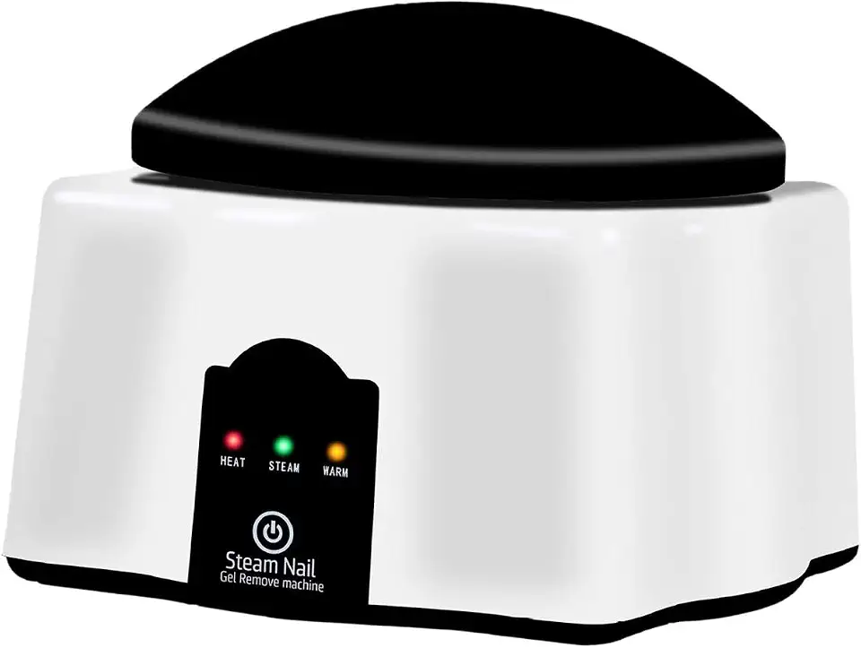 Máquina removedora de esmalte profissional para manicure Removedor de esmalte em gel Vaporizador de unhas, Branco