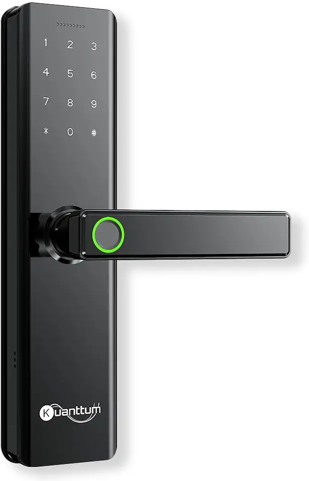 Fechadura Eletronica Digital Biométrica Smart Inteligente Kuanttum Kappa