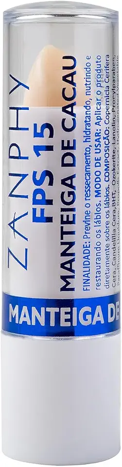 Manteiga de Cacau Bastão FPS 15, Zanphy, Neutro