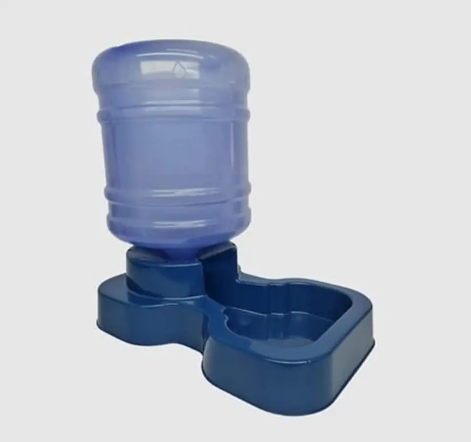 Bebedouro Automático Pet – Grande Porte com Bombona de 10L (Azul, Azul)
