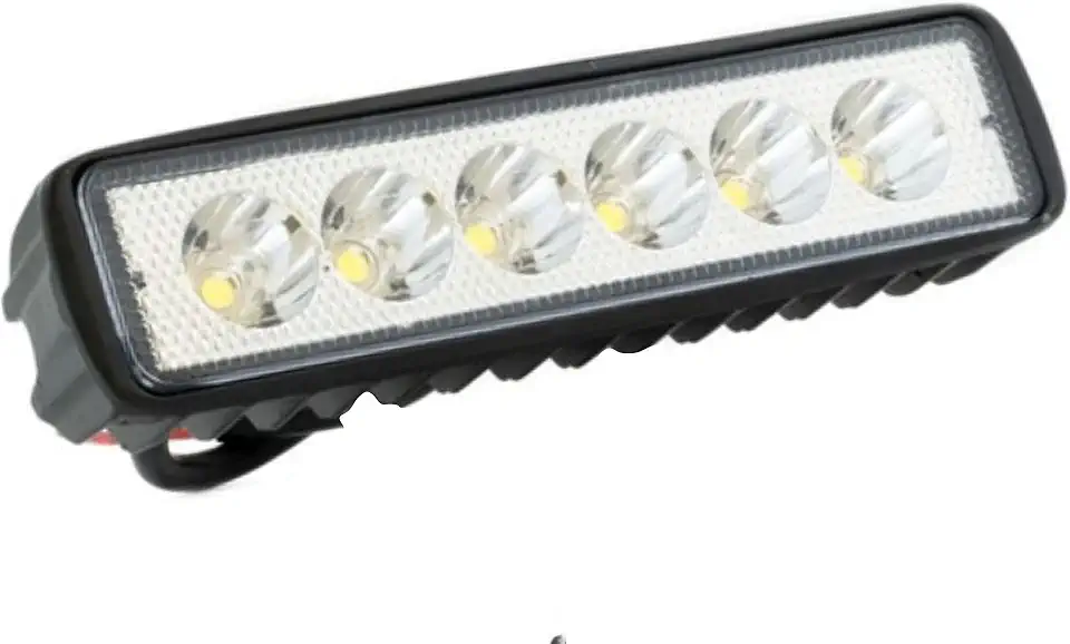 Farol Milha Auxiliar 6 Leds 18w Off Road Moto Carro Gzd118