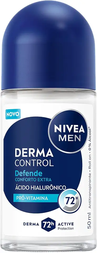 NIVEA MEN Desodorante Roll-on Derma Control Defende 50ml