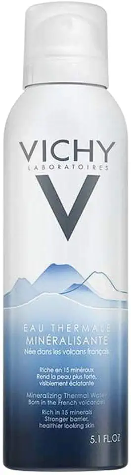 Água Termal Mineralizante, 50 ml, Vichy, Transparente