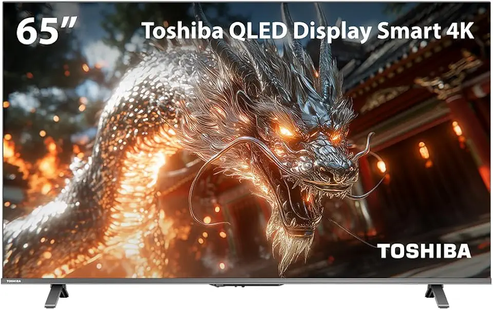 Smart TV QLED 65 4K Toshiba Google TV 4HDMI 2USB Wi-Fi